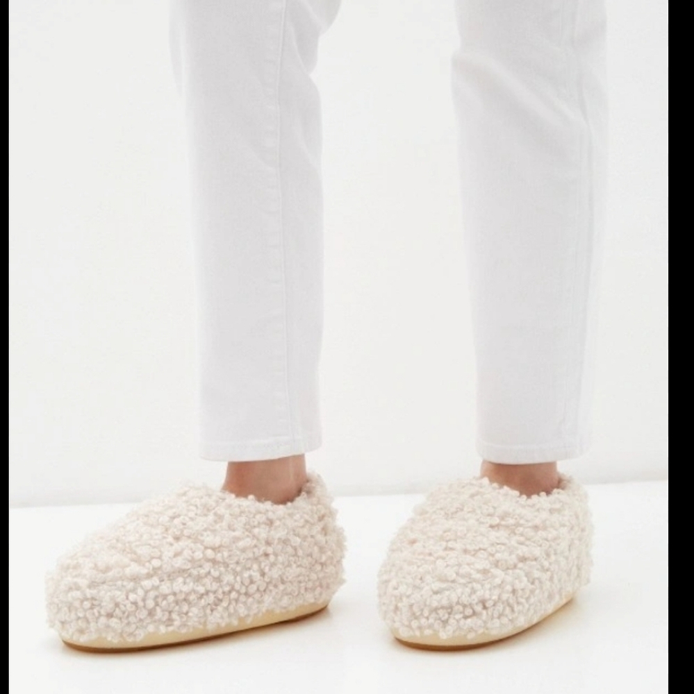 Moon Boot Curly Faux Fur Mules Moon Boots Curly Mule